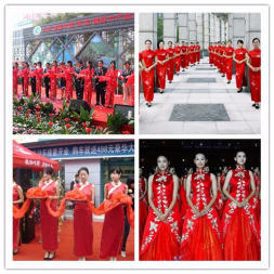 多元文化融合 外籍禮儀模特與魔術小丑點亮現代開業慶典